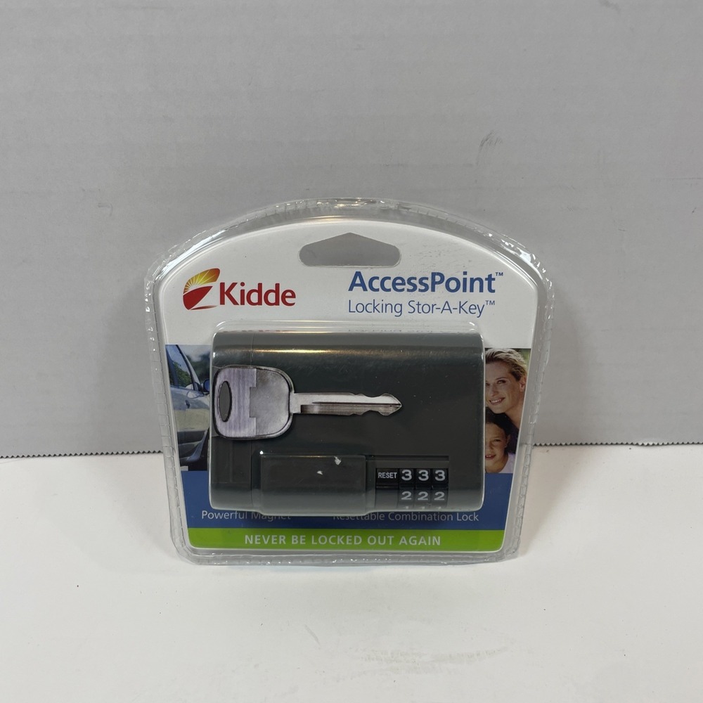 Kidde Key Case Unisex OS Gray AccessPoint Locking Stor-A-Key Magnetic 001844